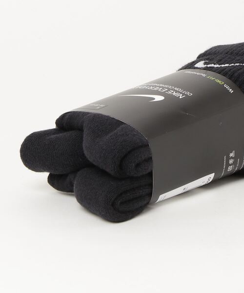 NIKE（ナイキ）の「NIKE ナイキ 3P エブリデイ クッション クルー ソックス（ソックス/靴下・メンズ・マルチ/ホワイト/ブラック・23-25/21-23/25-27/27-29）」の4枚目の写真