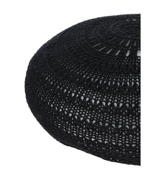 Green　Parks（グリーンパークス）の「・サーモベレー（キャップ・レディース・アイボリー/ブラック・FREE）」の8枚目の写真