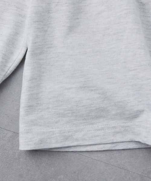 ワンポイント刺繍ビッグロングTシャツ