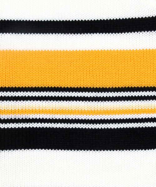 Figments(フィグメンツ)の「マルチボーダーニットベスト(ベスト・レディース・イエロー/ブルー・FREE)」の8枚目の写真