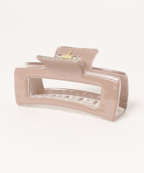 VIS（ビス）の「ニュアンスカラースクエアヘアクリップ（バレッタ/ヘアクリップ・レディース・ピンク/イエロー/グリーン系その他・FREE）」の3枚目の写真