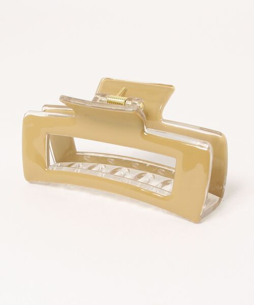 VIS（ビス）の「ニュアンスカラースクエアヘアクリップ（バレッタ/ヘアクリップ・レディース・ピンク/イエロー/グリーン系その他・FREE）」の2枚目の写真