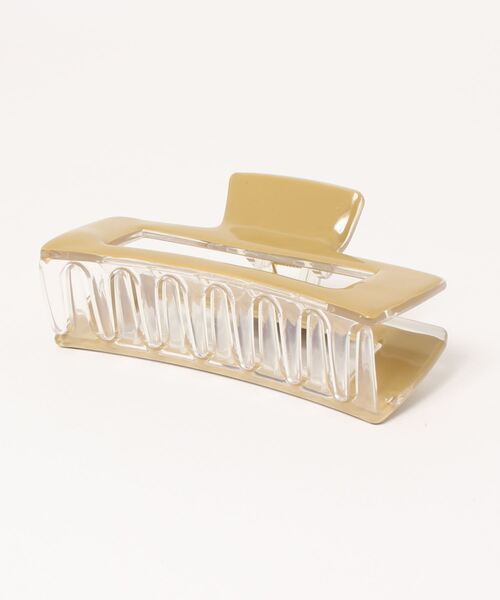 VIS（ビス）の「ニュアンスカラースクエアヘアクリップ（バレッタ/ヘアクリップ・レディース・ピンク/イエロー/グリーン系その他・FREE）」の4枚目の写真