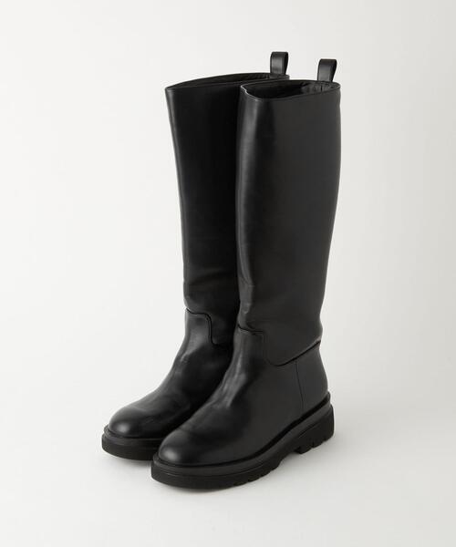 green label relaxing（グリーンレーベルリラクシング）の「ロング レインブーツ（レインシューズ・レディース・ブラック・M(3~3.5)/S(22.5)/L(4~4.5)/LL(25.5)）」の2枚目の写真