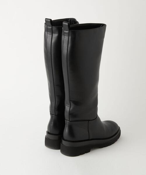 green label relaxing（グリーンレーベルリラクシング）の「ロング レインブーツ（レインシューズ・レディース・ブラック・M(3~3.5)/S(22.5)/L(4~4.5)/LL(25.5)）」の5枚目の写真