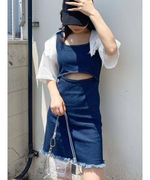 EMODA（エモダ）の「スイッチングコンパクトワンピース
