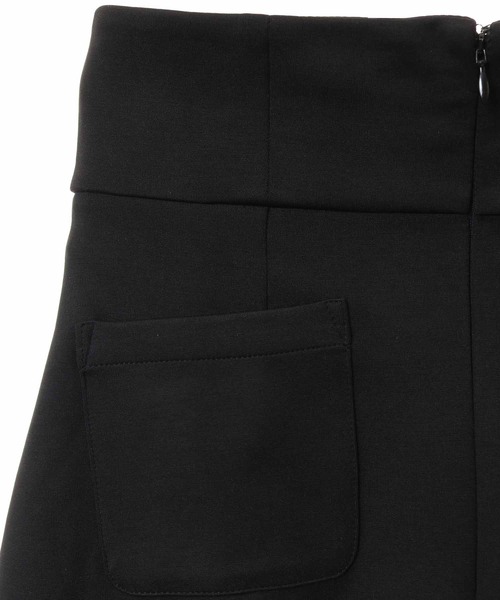 31 Sons de mode（トランテアン　ソン　ドゥ　モード）の「ウエスト切替スカショーパン（その他パンツ・レディース・ブラック/ベージュ・36/38）」の7枚目の写真