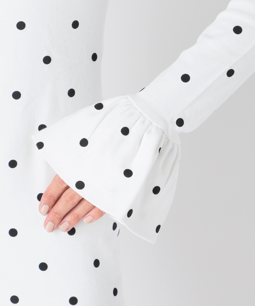 セール】ドットフリルミニドレス（ワンピース）｜Charles Chaton