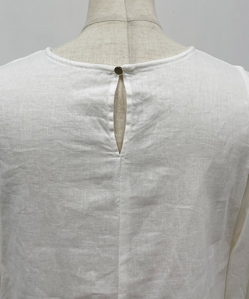 PICCIN（ピッチン）の「タックスリーブブラウス（シャツ/ブラウス・レディース・イエロー/グリーン/オフホワイト・M）」の12枚目の写真