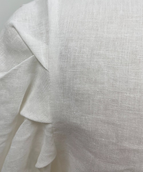 PICCIN（ピッチン）の「タックスリーブブラウス（シャツ/ブラウス・レディース・イエロー/グリーン/オフホワイト・M）」の16枚目の写真