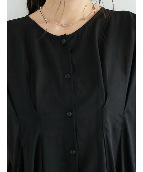 CRAFT STANDARD BOUTIQUE(クラフトスタンダードブティック)の「ヴィンテージボイルタックドレーブチュニック *◆(シャツ/ブラウス・レディース・グリーン/ベージュ/オフホワイト/ブラック・FREE)」の22枚目の写真