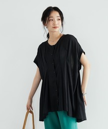 CRAFT STANDARD BOUTIQUE | ヴィンテージボイルタックドレーブチュニック　＊◆(シャツ/ブラウス)