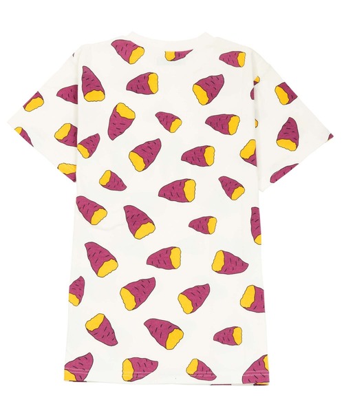 PUNYUS（プニュズ）の「フード総柄Ｔシャツ(IMO)（Tシャツ/カットソー・レディース・パープル・3/1/2/4）」の2枚目の写真