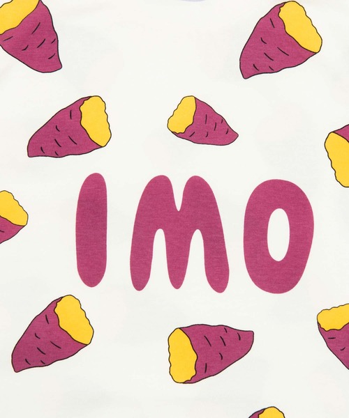 PUNYUS（プニュズ）の「フード総柄Ｔシャツ(IMO)（Tシャツ/カットソー・レディース・パープル・3/1/2/4）」の5枚目の写真