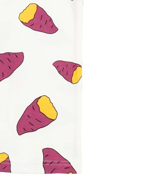 PUNYUS（プニュズ）の「フード総柄Ｔシャツ(IMO)（Tシャツ/カットソー・レディース・パープル・3/1/2/4）」の7枚目の写真