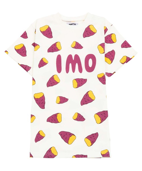 PUNYUS（プニュズ）の「フード総柄Ｔシャツ(IMO)（Tシャツ/カットソー・レディース・パープル・3/1/2/4）」の10枚目の写真