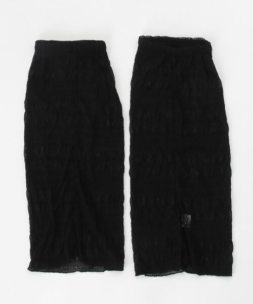 XU(エックスユー)の「【XU/エックスユー】lace leg warmer/レースレッグウォーマー(レッグウォーマー・レディース・ブラック/アイボリー・ONE SIZE)」の7枚目の写真