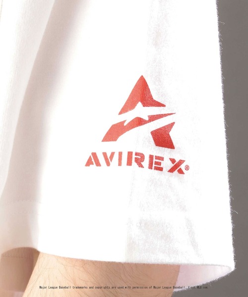 AVIREX（アヴィレックス）の「【MLB×AVIREX】エンジェルス Tシャツ/ANGELS T-SHIRT / アヴィレックス / AVIREX（Tシャツ/カットソー・メンズ・ホワイト/レッド・SMALL/MEDIUM/LARGE/X-LARGE/XX-LARGE）」の15枚目の写真