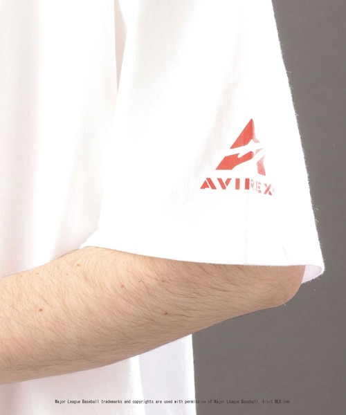 AVIREX（アヴィレックス）の「【MLB×AVIREX】エンジェルス Tシャツ/ANGELS T-SHIRT / アヴィレックス / AVIREX（Tシャツ/カットソー・メンズ・ホワイト/レッド・SMALL/MEDIUM/LARGE/X-LARGE/XX-LARGE）」の18枚目の写真