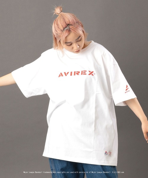 AVIREX（アヴィレックス）の「【MLB×AVIREX】エンジェルス Tシャツ/ANGELS T-SHIRT / アヴィレックス / AVIREX（Tシャツ/カットソー・メンズ・ホワイト/レッド・SMALL/MEDIUM/LARGE/X-LARGE/XX-LARGE）」の9枚目の写真