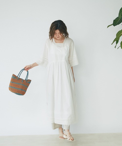 un dix cors（アンディコール）の「NESS CRAFT(ネス クラフト)　アバカカラーカゴバッグ（かごバッグ・レディース・オレンジ・FREE）」の10枚目の写真