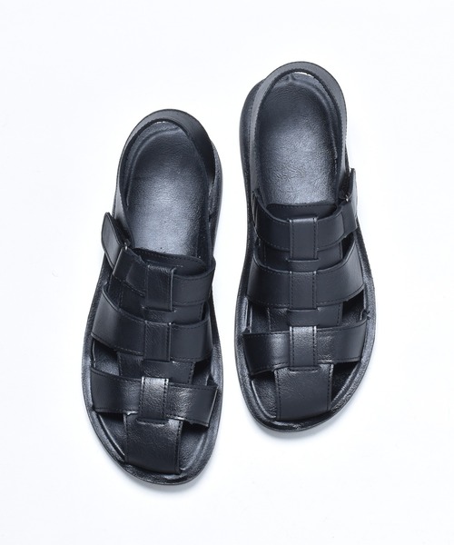 SVEC(シュベック)の「バックストラップ グルカサンダル(サンダル・メンズ・ブラック・40/44/42/46)」の3枚目の写真