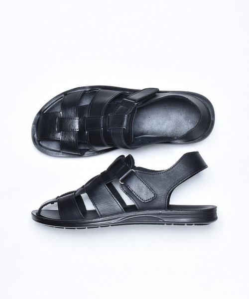 SVEC(シュベック)の「バックストラップ グルカサンダル(サンダル・メンズ・ブラック・40/44/42/46)」の4枚目の写真