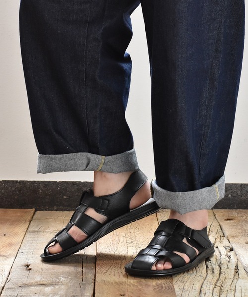 SVEC(シュベック)の「バックストラップ グルカサンダル(サンダル・メンズ・ブラック・40/44/42/46)」の15枚目の写真