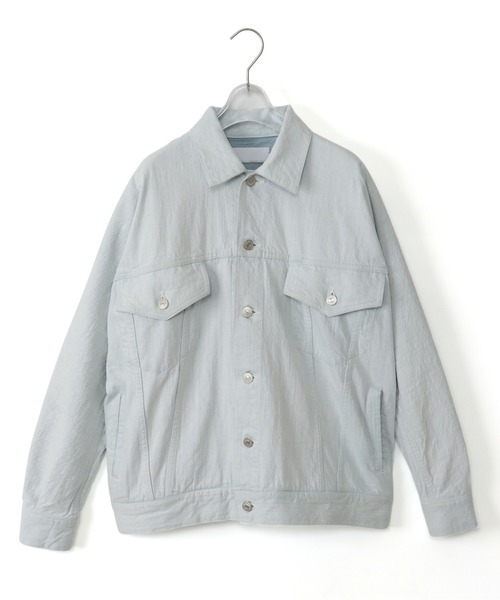 NEONSIGN(ネオンサイン)の「NEONSIGN ネオンサイン / Albinism denim jacket アルビニズム オーバーサイズ デニムジャケット(セットアップ) / N1580(デニムジャケット・メンズ・ライトインディゴブルー・48/38/44/46)」の1枚目の写真