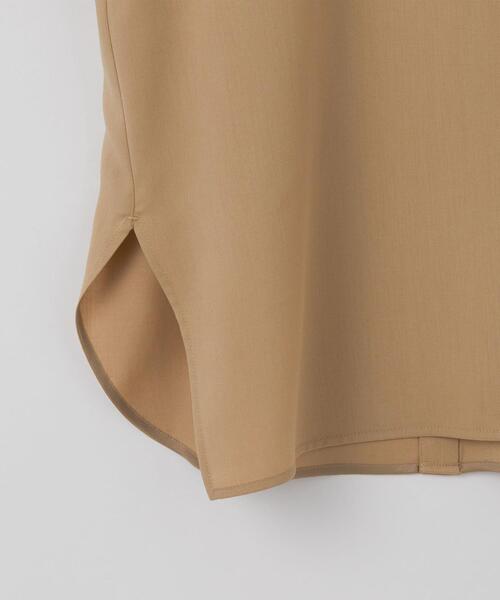 EMMEL REFINES(エメルリファインズ)の「<EMMEL REFINES(エメル リファインズ)>EM ハイショクエリ ロングカフス ブラウス(シャツ/ブラウス・レディース・ベージュ/ホワイト/ブラック・FREE)」の4枚目の写真