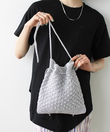 GeeRA | 柄編みかごショルダーバッグ(ショルダーバッグ)