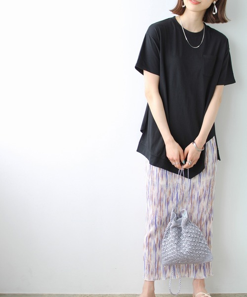 GeeRA（ジーラ）の「柄編みかごショルダーバッグ（ショルダーバッグ・レディース・ブラック/シルバー/ゴールド・FREE）」の6枚目の写真