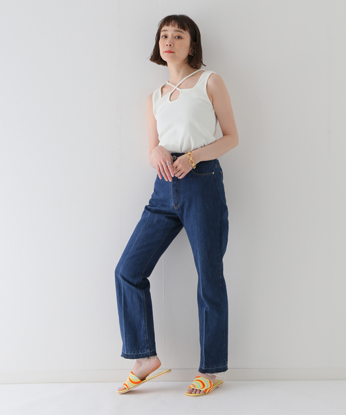 JOINT WORKS（ジョイントワークス）の「2WAYデザインタンクトップ（タンクトップ・レディース・ホワイト/ブラック・FREE）」の21枚目の写真