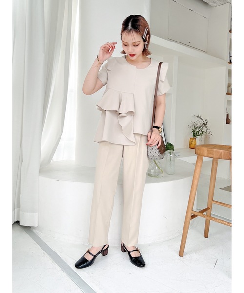 JUMELLE（ジュメロ）の「ラジカルデザイントップ（シャツ/ブラウス・レディース・ベージュ・FREE）」の21枚目の写真