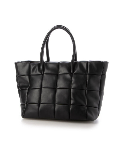 cache cache(カシュ カシュ)の「カシュカシュ cachecache / パッチワークボンディング2wayトート(トートバッグ・レディース・グリーン/ベージュ系その他/ラベンダー/ブラック/アイボリー/グレー・FREE)」の10枚目の写真