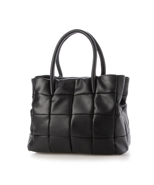 cache cache(カシュ カシュ)の「カシュカシュ cachecache / パッチワークボンディング2wayトート(トートバッグ・レディース・グリーン/ベージュ系その他/ラベンダー/ブラック/アイボリー/グレー・FREE)」の13枚目の写真