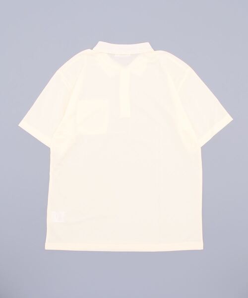 FIRST DOWN（ファーストダウン）の「【WEB限定販売】ファーストダウン/FIRST DOWN 超軽量 鹿の子 半袖ポロシャツ（ポロシャツ・メンズ・ブルー/ブラック/アイボリー/ベージュ・LARGE/MEDIUM/X-LARGE）」の5枚目の写真