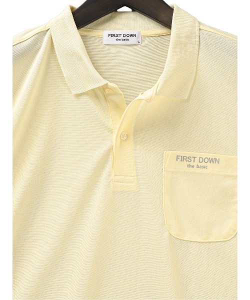 FIRST DOWN（ファーストダウン）の「【WEB限定販売】ファーストダウン/FIRST DOWN 超軽量 鹿の子 半袖ポロシャツ（ポロシャツ・メンズ・ブルー/ブラック/アイボリー/ベージュ・LARGE/MEDIUM/X-LARGE）」の12枚目の写真