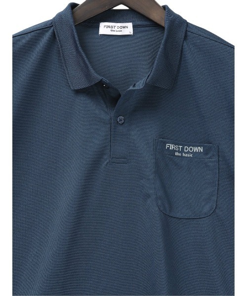 FIRST DOWN（ファーストダウン）の「【WEB限定販売】ファーストダウン/FIRST DOWN 超軽量 鹿の子 半袖ポロシャツ（ポロシャツ・メンズ・ブルー/ブラック/アイボリー/ベージュ・LARGE/MEDIUM/X-LARGE）」の9枚目の写真