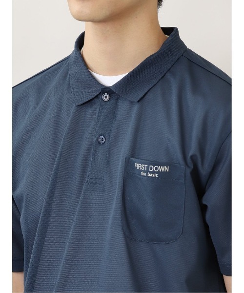 FIRST DOWN（ファーストダウン）の「【WEB限定販売】ファーストダウン/FIRST DOWN 超軽量 鹿の子 半袖ポロシャツ（ポロシャツ・メンズ・ブルー/ブラック/アイボリー/ベージュ・LARGE/MEDIUM/X-LARGE）」の22枚目の写真