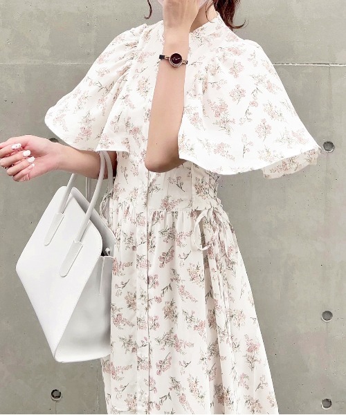 apres jour(アプレジュール)の「フレアスリーブワンピース【ZOZOTOWN限定アイテム】(ワンピース・レディース・アイボリー/ラベンダー/ホワイト系その他・X-LARGE/フリー)」の12枚目の写真