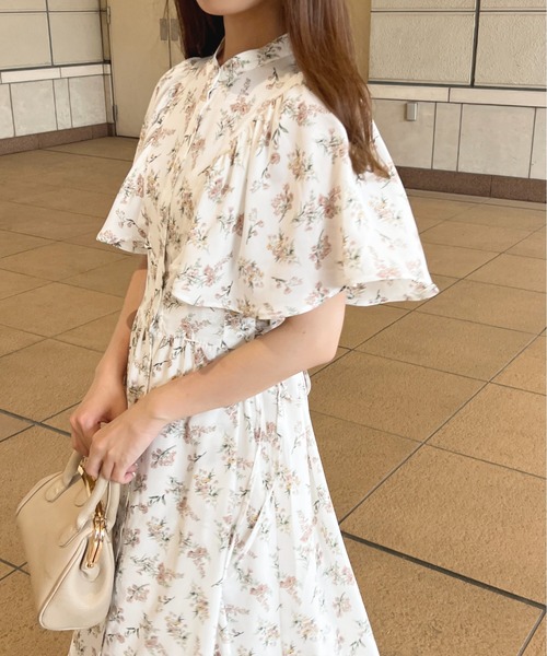 apres jour(アプレジュール)の「フレアスリーブワンピース【ZOZOTOWN限定アイテム】(ワンピース・レディース・アイボリー/ラベンダー/ホワイト系その他・X-LARGE/フリー)」の14枚目の写真