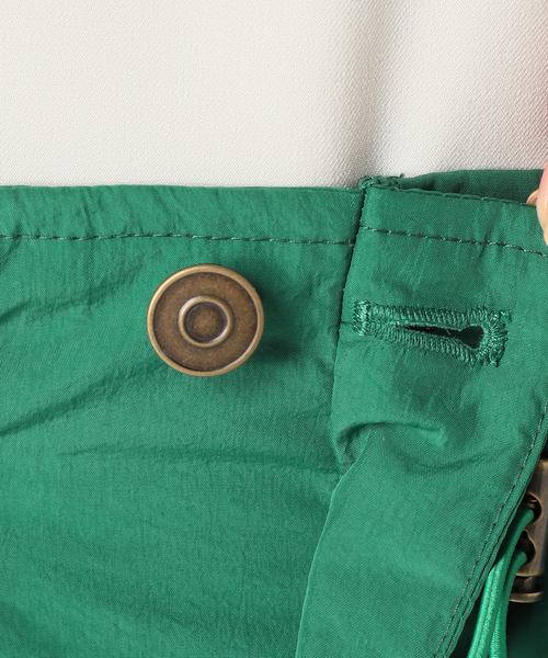 B.C STOCK（ベーセーストック）の「ドローコードギャザースカート（スカート・レディース・ブラック/グリーン/アイボリー・FREE）」の21枚目の写真