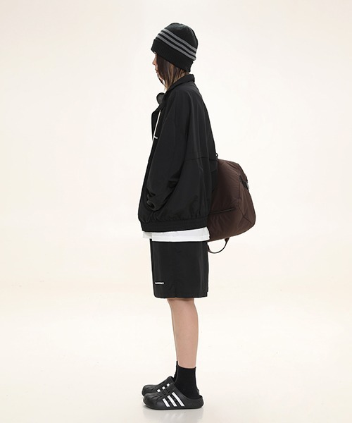 MASONPRINCE(メイソンプリンス)の「ワンポイントロゴドロップショルダーナイロンブルゾン WT4043【MASONPRINCE】(ナイロンジャケット・メンズ・ブラック・M/L/S)」の5枚目の写真