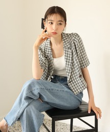 one after another NICE CLAUP | SET UPあり　ショートジャケット(テーラードジャケット)