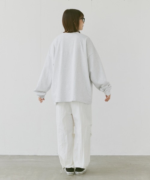 flaner（フラネ）の「Loose military nylon pants/ルーズミリタリーナイロンパンツ（その他パンツ・レディース・ホワイト/ブラック/カーキ・SMALL/MEDIUM/LARGE）」の15枚目の写真