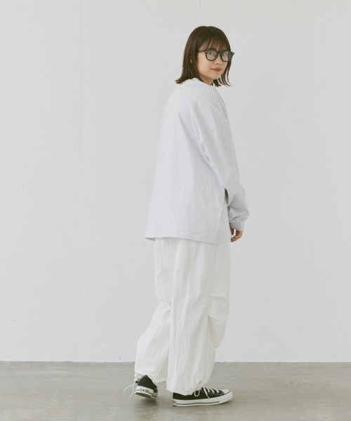 flaner（フラネ）の「Loose military nylon pants/ルーズミリタリーナイロンパンツ（その他パンツ・レディース・ホワイト/ブラック/カーキ・SMALL/MEDIUM/LARGE）」の16枚目の写真