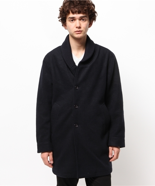 OUTLET(アウトレット)の「【WHO'S WHO gallery】POPスライバーリブコクーン(その他アウター・メンズ・ブラック/グレー/アイボリー/ネイビー・LARGE/MEDIUM)」の5枚目の写真