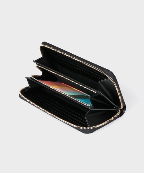 Paul Smith(ポールスミス)の「シティエンボス ラウンドジップ長財布 / 863843 P307NC(財布・メンズ・ブラック/ダークブラウン/ブルー・FREE)」の4枚目の写真