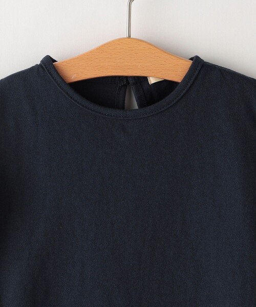 SHIPS（シップス）の「SHIPS KIDS:80～90cm / リバティ フリル ノースリーブ TEE（Tシャツ/カットソー・キッズ・ネイビー/ブラウン系その他・80/90）」の3枚目の写真